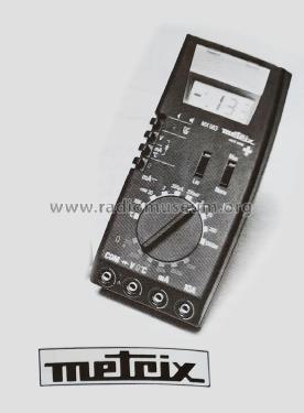 Multimètre numérique MX563; Metrix, Compagnie (ID = 2550840) Equipment