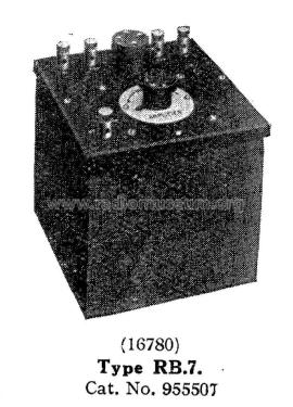 Cosmos Radiobrix Note-Amplifier Unit Type RB.7; Metropolitan-Vickers (ID = 1846071) mod-pre26