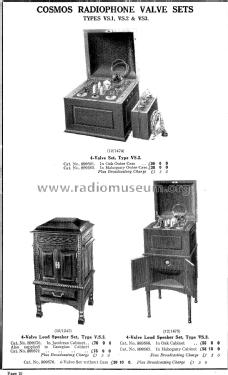 Cosmos Radiophone 4-Valve Set Type VS.2; Metropolitan-Vickers (ID = 1844832) Radio