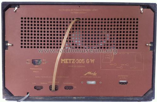 305GW; Metz Transformatoren (ID = 2512236) Radio