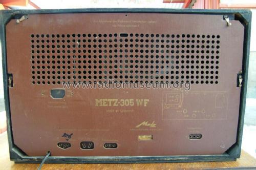 305WF; Metz Transformatoren (ID = 905577) Radio