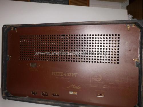 403WF; Metz Transformatoren (ID = 1771706) Radio
