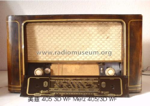 405/3D/WF; Metz Transformatoren (ID = 1161962) Radio