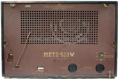 520W; Metz Transformatoren (ID = 442648) Radio