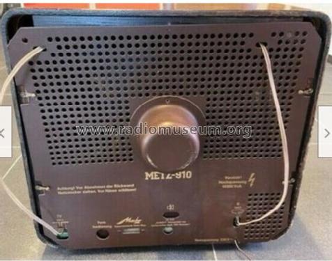 910; Metz Transformatoren (ID = 2748933) TV Radio