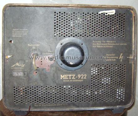 922; Metz Transformatoren (ID = 339816) Television