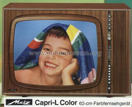 Capri-L Color ; Metz Transformatoren (ID = 744977) Televisore