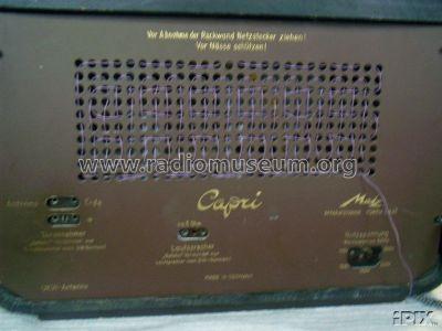 Capri W ; Metz Transformatoren (ID = 11224) Radio