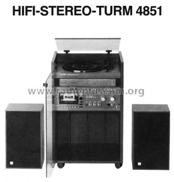 HiFi Stereo Turm 4851; Metz Transformatoren (ID = 788970) Radio