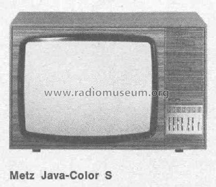 Java-Color S ; Metz Transformatoren (ID = 438694) Televisore