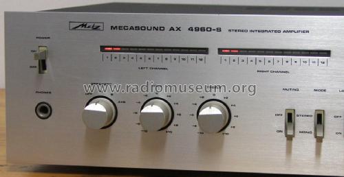 Mecasound Stereo Integrated Amplifier AX 4960-S; Metz Transformatoren (ID = 1814182) Ampl/Mixer