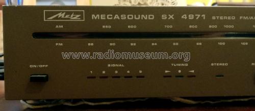 Mecasound Stereo FM/AM Tuner SX 4971; Metz Transformatoren (ID = 2579555) Radio