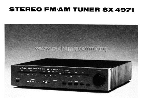 Mecasound Stereo FM/AM Tuner SX 4971; Metz Transformatoren (ID = 785693) Radio