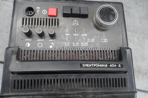 Elektronika - Электроника 404D - 404Д ; Mezon Works, (ID = 1831464) Televisore
