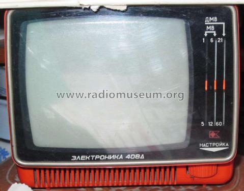 Èlektronika {Электроника} [Elektronika] 408D {408Д}; Mezon Works, (ID = 1528948) Television