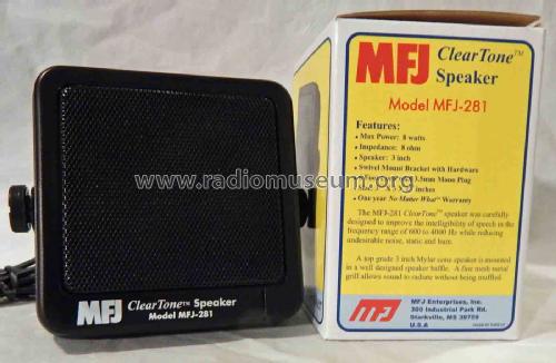 ClearTone Speaker MFJ-281; MFJ Enterprises; (ID = 2064853) Speaker-P
