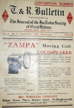 Zampa - Moving Coil Loudspeaker ; Mic Wireless Co, (ID = 1750986) Speaker-P