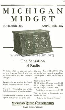 Midget M 10; Michigan Radio Corp. (ID = 1545576) Radio