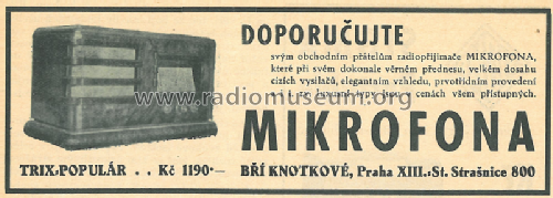 Trix Popular ; Microphona Mikrofona (ID = 2623091) Radio