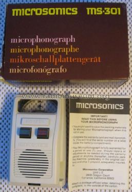 Microphonograph MS-301; Microsonics (ID = 1139144) R-Player