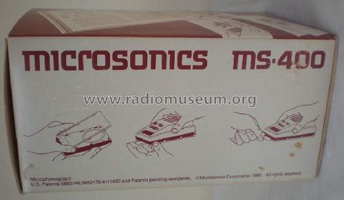 Microphonograph MS-400; Microsonics (ID = 1050244) R-Player