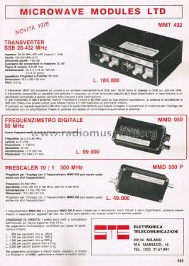 Digital Frequency Meter MMD 050; Microwave Modules (ID = 2828396) Ausrüstung