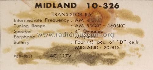 10-326 Japan 517; Midland (ID = 2282172) Radio