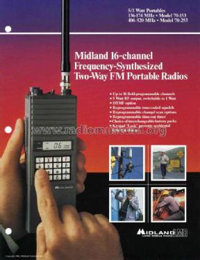 FM Portable Radio 70-153; Midland (ID = 940433) Commercial TRX