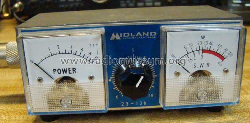 S.W.R. / Power Meter 23-136; Midland (ID = 1938343) Amateur-D