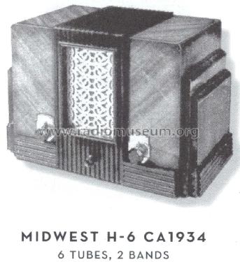 H-6 ; Midwest Radio Co., (ID = 1577905) Radio
