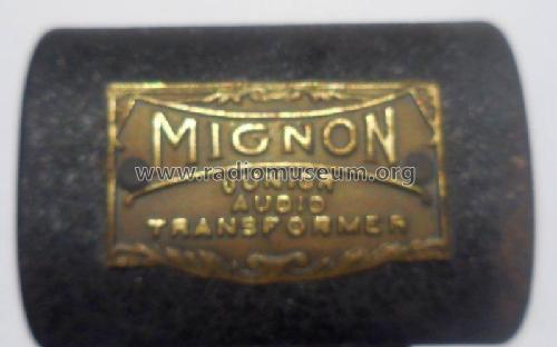 Junior Audio Transformer ; Mignon Products Corp (ID = 1767272) Radio part