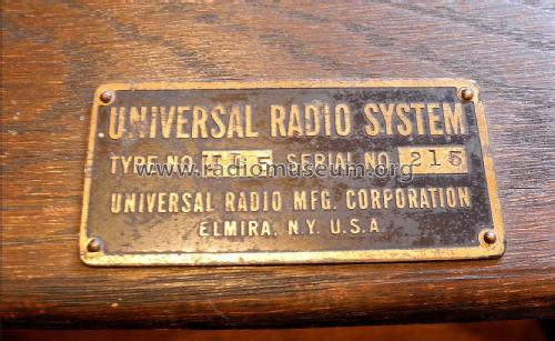 Universal Radio System Type UL-5; Mignon Wireless Corp (ID = 1858095) mod-pre26
