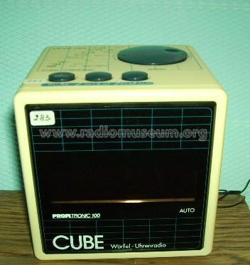 UKW / MW Würfel Uhrenradio CUBE Profitronic 100; Profitronic Marke, (ID = 547111) Radio