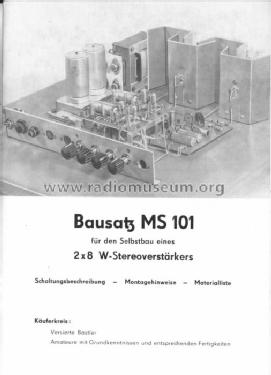 Bausatz MS101; Mikroelektronik ' (ID = 71376) Kit