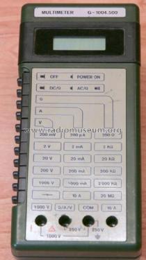 Digital Multimeter G-1004-500; Mikroelektronik ' (ID = 2230648) Equipment