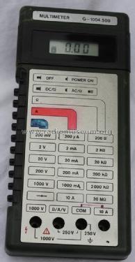 Digital Multimeter G-1004-500; Mikroelektronik ' (ID = 673118) Equipment