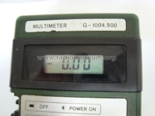 Digital Multimeter G-1004-500; Mikroelektronik ' (ID = 930911) Equipment