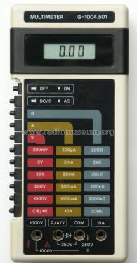 Digital Multimeter G 1004.501; Mikroelektronik ' (ID = 1422951) Equipment