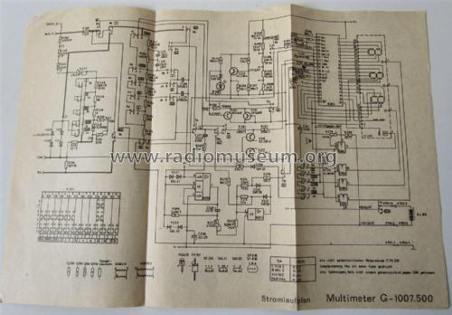 Digital Multimeter G-1007.500; Mikroelektronik ' (ID = 1977116) Equipment