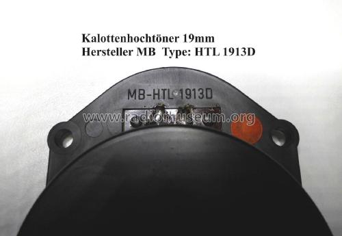 Kalottenhochtöner MB-HTL 1913 D; Mikrofonbau MB; (ID = 2290854) Altavoz-Au