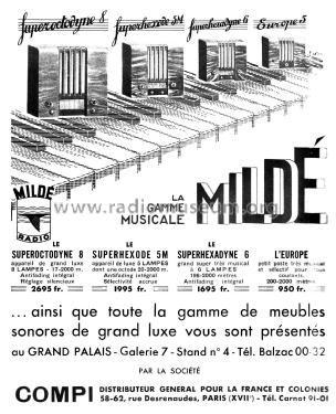 Superhexadyne 6; Mildé-Radio, Ch. (ID = 2135234) Radio