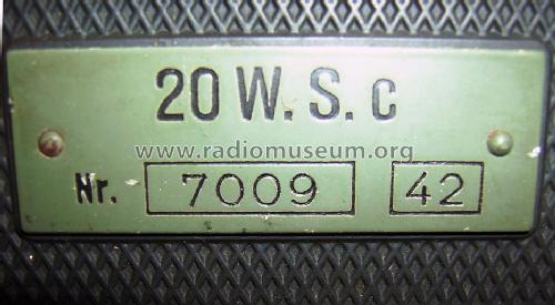 20 Watt Sender c 20W.S.c / 24b-123 / LS20/123; Militär verschiedene (ID = 634765) Mil Tr