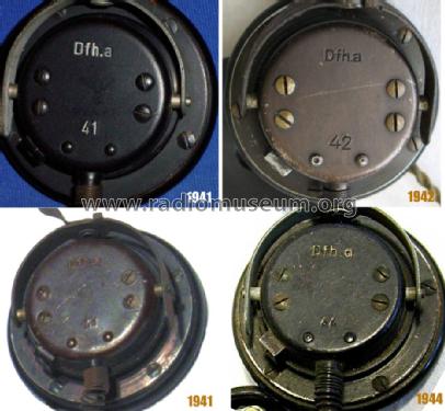 Doppelfernhörer Dfh.a; Militär verschiedene (ID = 1062274) Speaker-P