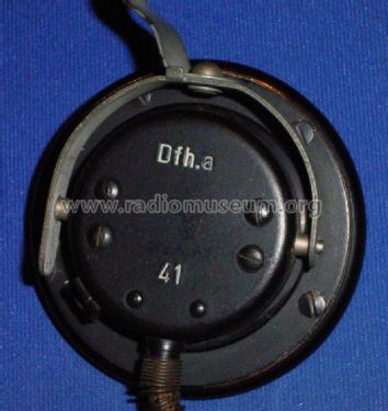 Doppelfernhörer Dfh.a; Militär verschiedene (ID = 705126) Speaker-P