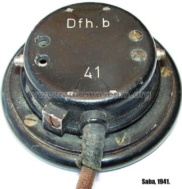 Doppelfernhörer Dfh.b; Militär verschiedene (ID = 1062269) Speaker-P