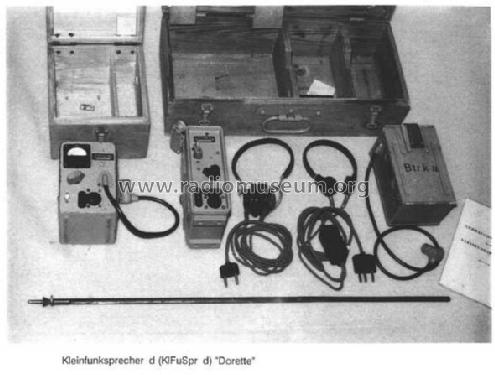 Kleinfunksprecher d ' Dorette ' KlFuSpr.d; Militär verschiedene (ID = 1764568) Mil TRX