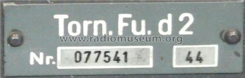 Tornister-Funkgerät Torn.Fu.d2 ; Militär verschiedene (ID = 1214958) Mil TRX