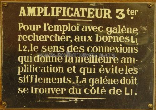 Amplificateur 3 ter; MILITARY France, (ID = 1970566) Verst/Mix