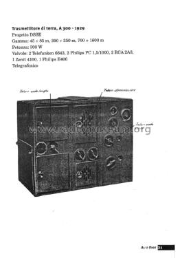 Trasmettitore di Terra A300; MILITARY Italy (ID = 2732465) Mil Tr