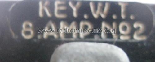 Morse Key WT 8 AMP; MILITARY U.K. (ID = 1004794) Morse+TTY